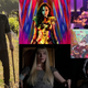Clockwise from left: Star Trek: Picard, Wonder Woman 1984, The Haunting of Hill House, The Adventure Zone: Petals to the Metal, Saw, and The New Mutants.